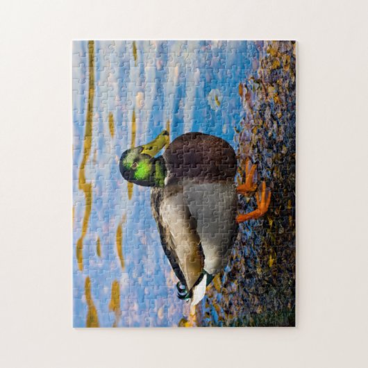 Mallard Duck Jigzaag puzzle Legpuzzel (Verticaal)