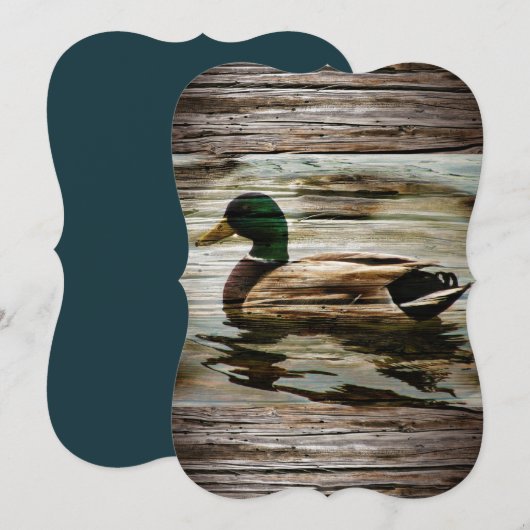 Mallard Duck Kaart (Voorkant / Achterkant)