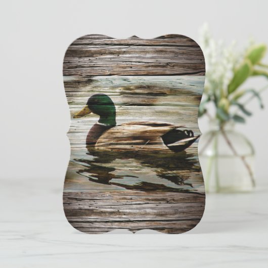 Mallard Duck Kaart (Staand voorkant)