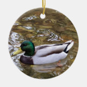 Mallard Duck Keramisch Ornament (Voorkant)