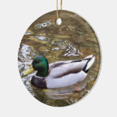 Mallard Duck Keramisch Ornament (Links)