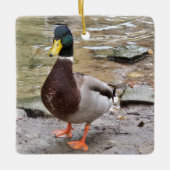 Mallard Duck Keramisch Ornament (Voorkant)