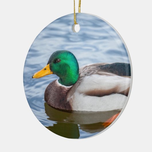 Mallard Duck Keramisch Ornament (Links)
