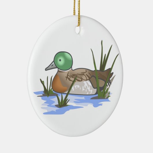 Mallard Duck Keramisch Ornament (Rechts)