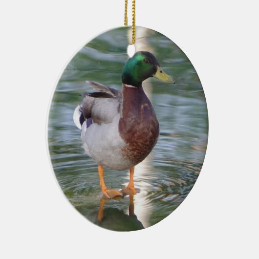 Mallard Duck Keramisch Ornament (Rechts)