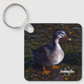 Mallard Duck Keyring Sleutelhanger (Voorkant)