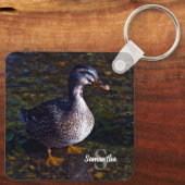 Mallard Duck Keyring Sleutelhanger (Achterkant)