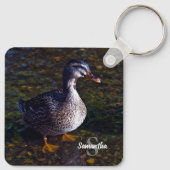 Mallard Duck Keyring Sleutelhanger (Achterkant)