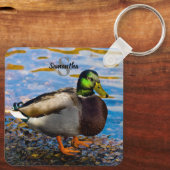 Mallard Duck Keyring Sleutelhanger (Achterkant)