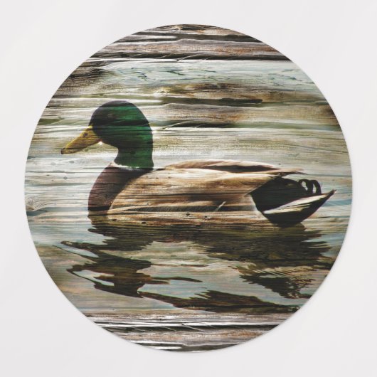 Mallard Duck Labels (Design 1)
