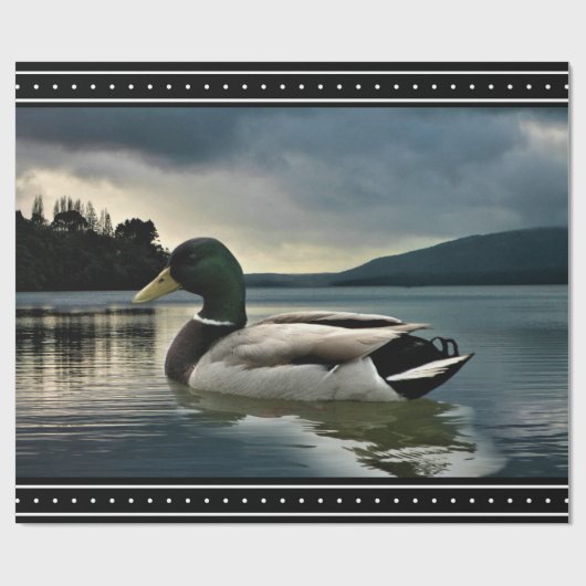 Mallard Duck Lake Cadeaupapier (Vlak)