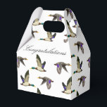 Mallard Duck Lovers Bedankdoosjes<br><div class="desc">Vier de sportman,  geef een jachtfeest of geef een natuurliefhebber een cadeau met deze kleurrijke print van wilde eenden.</div>
