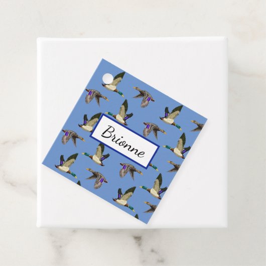 Mallard Duck Lovers Bedankjes Labels (In situ)