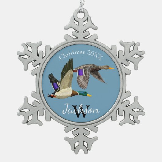 Mallard Duck Lovers Ornament (Voorkant)