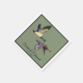 Mallard Duck Lovers Servet (Hoek)