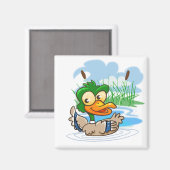 Mallard Duck Magneet (Voorkant / Achterkant)