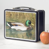 Mallard Duck Metal Lunch Box (In situ)