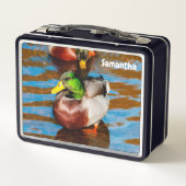 Mallard Duck Metal Lunchbox (Achterkant)