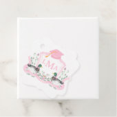 Mallard Duck Monogram Afstuderen Crest Bedankjes Labels (In situ)