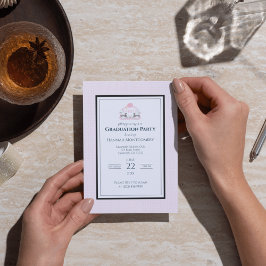 Mallard Duck Monogram Afstuderen Crest Kaart