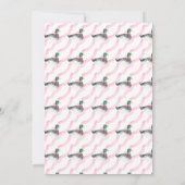 Mallard Duck Monogram Afstuderen Crest Kaart (Achterkant)