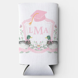 Mallard Duck Monogram Afstuderen Crest Seltzer Blikjeskoeler