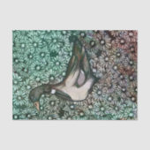 Mallard Duck Natuur Lovers Flower Art Floral Daisy Tissuepapier (Voorkant)