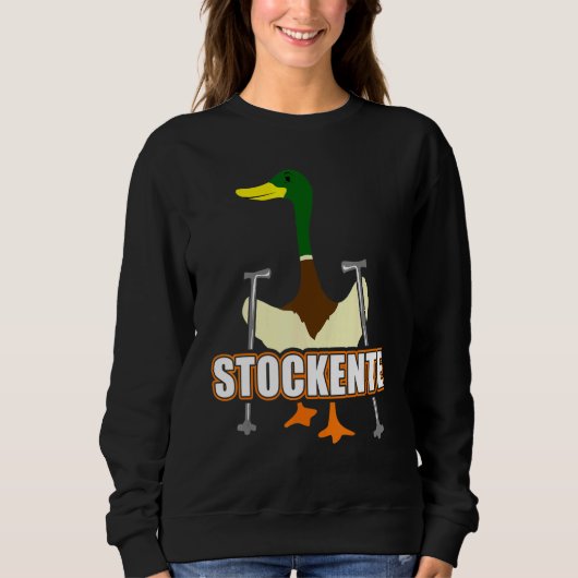Mallard Duck Nordic Walking Duck Trui (Voorkant)