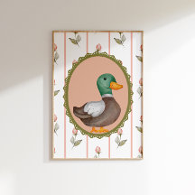  Mallard Duck Nursery Wall Art