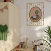  Mallard Duck Nursery Wall Art Poster