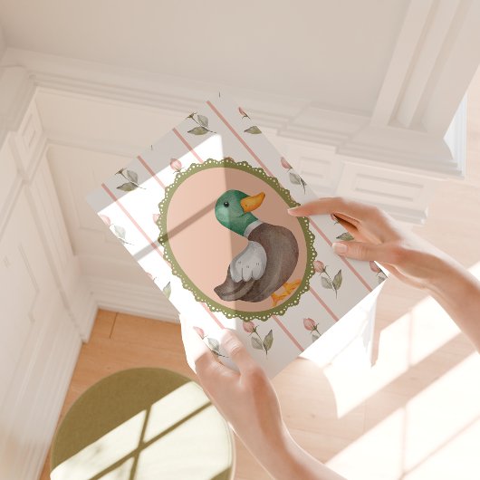  Mallard Duck Nursery Wall Art Poster