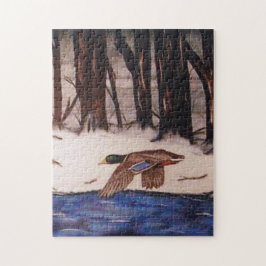 Mallard Duck op een missie Legpuzzel