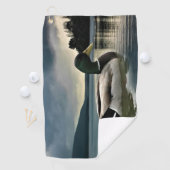 Mallard Duck op het meer Golfhanddoek (Insitu)