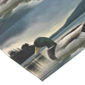 Mallard Duck op het meer Korte Tafelloper (Hoek)