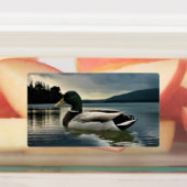 Mallard Duck op het meer Labels (Aangebracht)