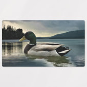 Mallard Duck op het meer Labels (Design 1)