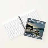 Mallard Duck op het meer Notitieboek (Binnen)