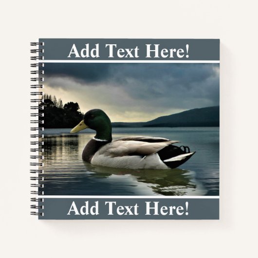 Mallard Duck op het meer Notitieboek (Voorkant)