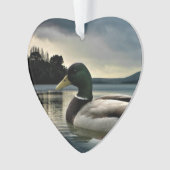 Mallard Duck op het meer Ornament (voorkant)
