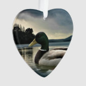 Mallard Duck op het meer Ornament (voorkant)