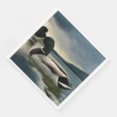 Mallard Duck op het meer Servet (Hoek)