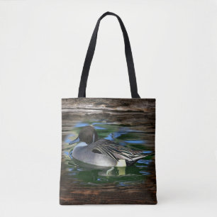 Mallard Duck op het meer Tote Bag