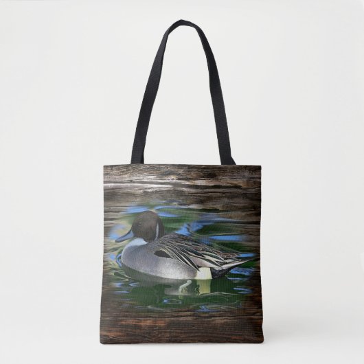 Mallard Duck op het meer Tote Bag (Voorkant)