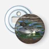 Mallard Duck op Lake Button Flesopener (Voorkant)