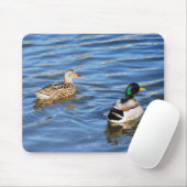 Mallard Duck Pairs Symbolize Love and Commitment Muismat (Met muis)
