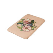 Mallard Duck Peony Natuur Lovers Badmat (Gekanteld)