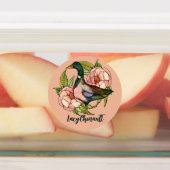 Mallard Duck Peony Natuur Lovers Labels (Aangebracht)