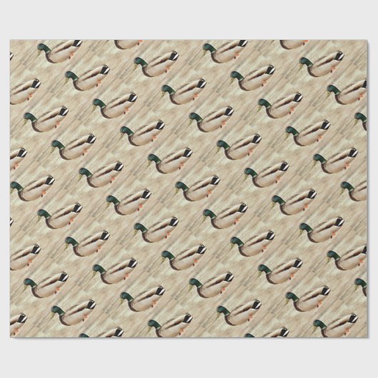 Mallard Duck Photo Cadeaupapier (Vlak)