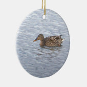 Mallard Duck Photo Ornament  (Rechts)