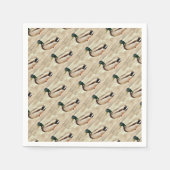 Mallard Duck Photo Servet (Voorkant)